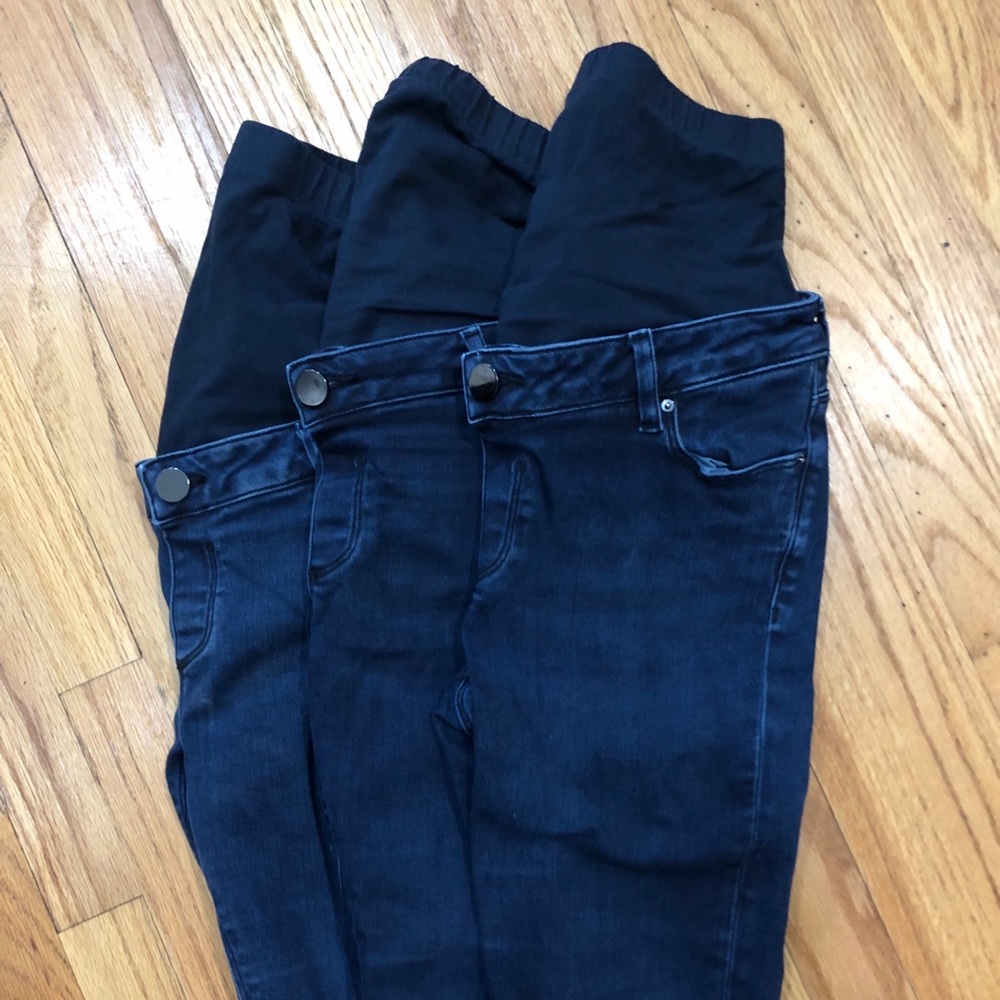 ASOS DESIGN maternity over the bump skinny jeans